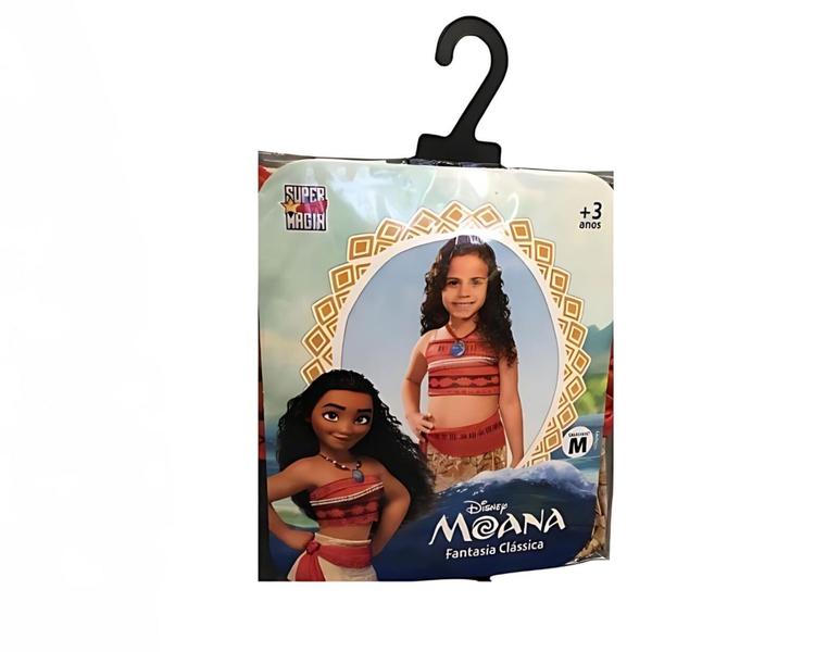 Imagem de Fantasia luxo moana infantil original-licenciada - disney