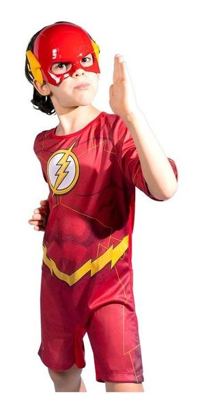 Imagem de Fantasia luxo the flash infantil original - supermagia