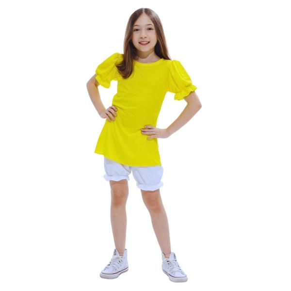 Imagem de Fantasia Magali Infantil Completa Vestido e Short