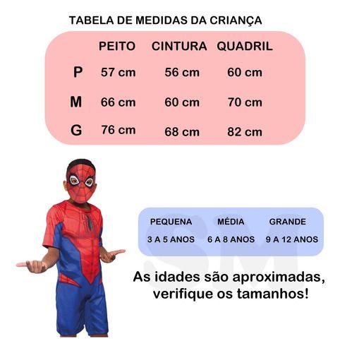 Imagem de Fantasia Marvel Carnaval Meninos Homem Aranha Spider Tam G