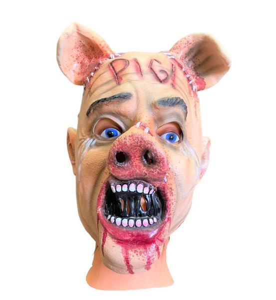 Imagem de Fantasia Mascara Cabeça de Porco Pig Assustador Terror