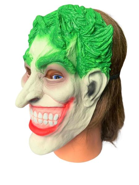 Imagem de Fantasia Máscara Joker Coringa Palhaço de látex Festa terror