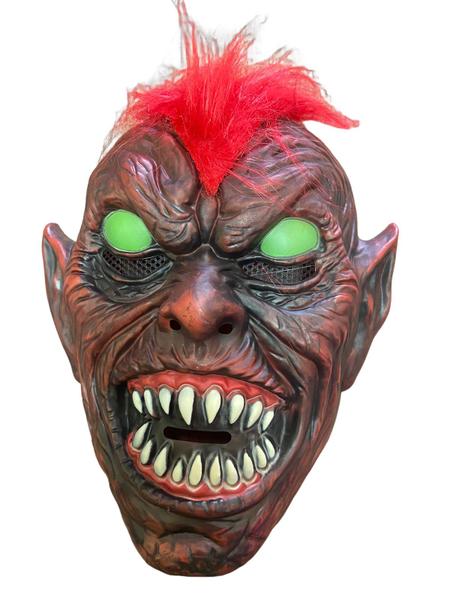 Imagem de Fantasia Máscara Monstro Orc Assustador Vermelho