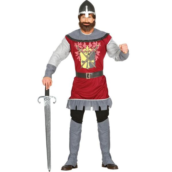 Imagem de Fantasia Masculina Adulta Super Luxo Medieval Guerreiro Príncipe Cavaleiro Europeu Antigo Cosplay Festas e Carnaval