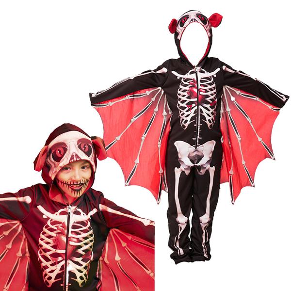 Imagem de Fantasia Morcego Esqueleto Infantil - Bat Skull Halloween