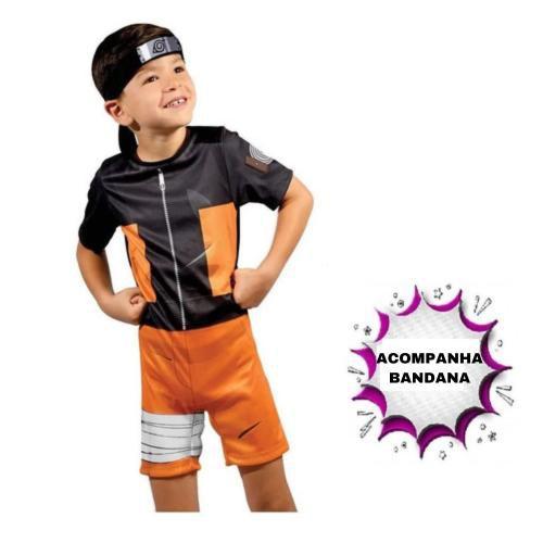 Imagem de Fantasia Naruto Uzumaki Infantil Original Cosplay