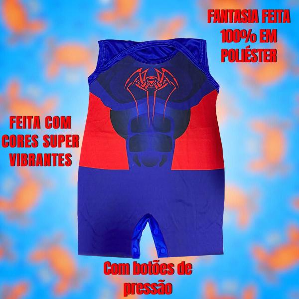 Imagem de Fantasia Para Bebe Caranguejo Carnaval Mesversario Body Baby Feita em Poliéster Fantasias Super