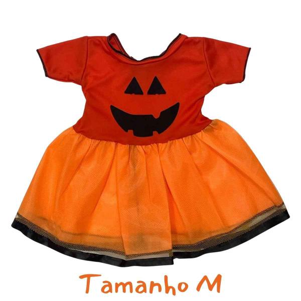 Imagem de Fantasia Para Bebê Vestido Abóbora Brink Model - Halloween Mesversário Cosplay