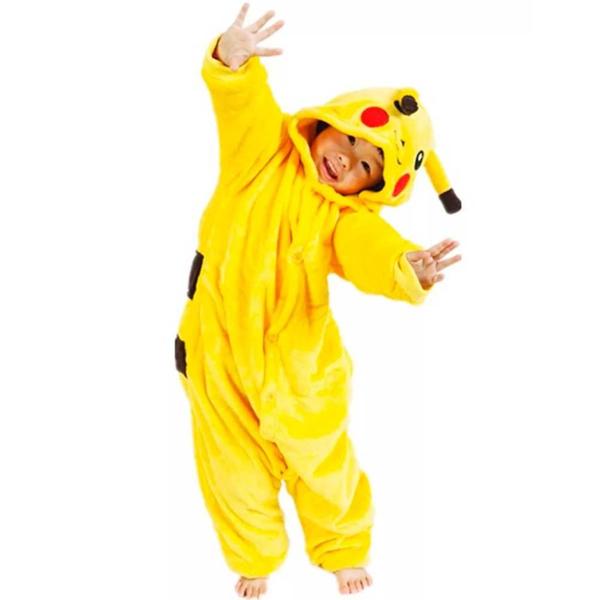 Imagem de Fantasia Pikachu Pokemon Bebê Unisex Com Capuz