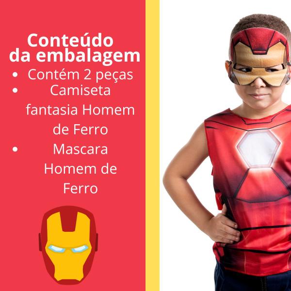 Imagem de Fantasia Pop Infantil Homem de Ferro Super Magia NovaBrink