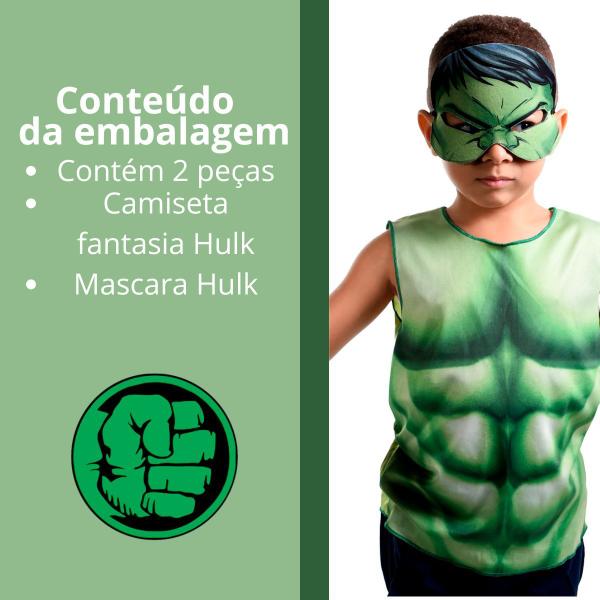 Imagem de Fantasia Pop Infantil Incível Hulk Super Magia Novabrink