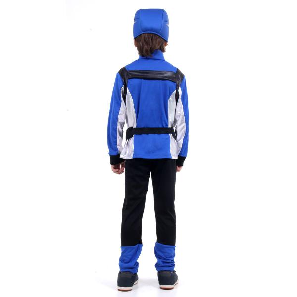 Fantasia Power Rangers Azul Infantil - Beast Morphers - Hasbro Imagem de Fantasia Power Rangers Azul Infantil - Beast Morphers