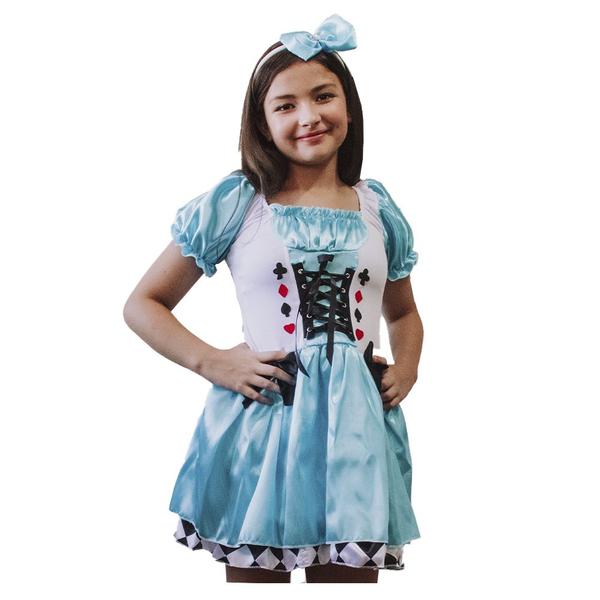 Imagem de Fantasia Princesa Maravilha Infantil Vestido com Tiara