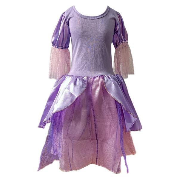 Imagem de Fantasia Princesa Raquel Infantil Luxo com Broche