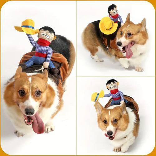 Imagem de Fantasia Roupa Cowboy Para Pet - G