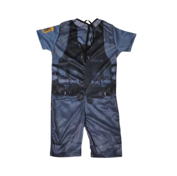 Imagem de Fantasia Roupa Infantil Policial Com Boina e Distintivo