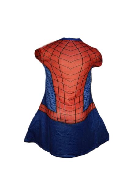 Imagem de Fantasia Roupa Infantil Vestido Menina Aranha Com Máscara