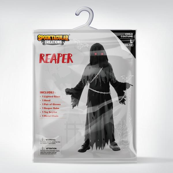 Imagem de Fantasia Spooktacular Creations Glowing Eyes Grim Reaper Kids