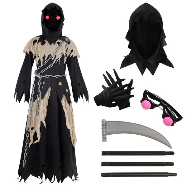 Imagem de Fantasia Spooktacular Creations Glowing Eyes Grim Reaper Kids