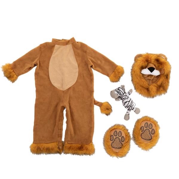 Imagem de Fantasia Spooktacular Creations Halloween Baby Lion com Toy Zebra