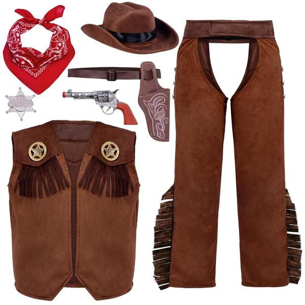 Imagem de Fantasia Spooktacular Creations Halloween Cowboy para meninos