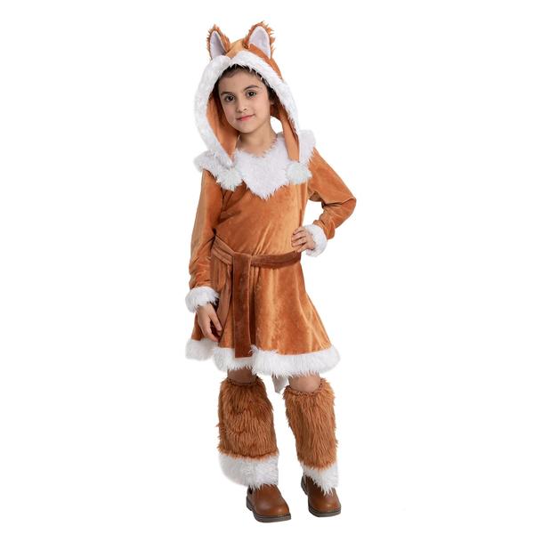 Imagem de Fantasia Spooktacular Creations Halloween Girls Fox X-Large