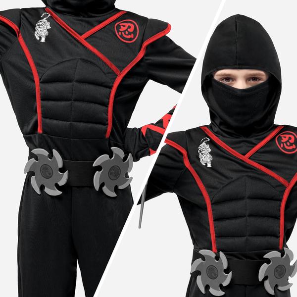 Imagem de Fantasia Spooktacular Creations Halloween Ninja Black Kids 10