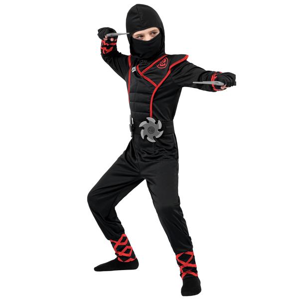 Imagem de Fantasia Spooktacular Creations Halloween Ninja Black Kids 10