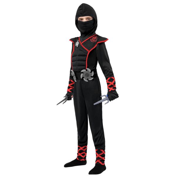 Imagem de Fantasia Spooktacular Creations Halloween Ninja Kids preta