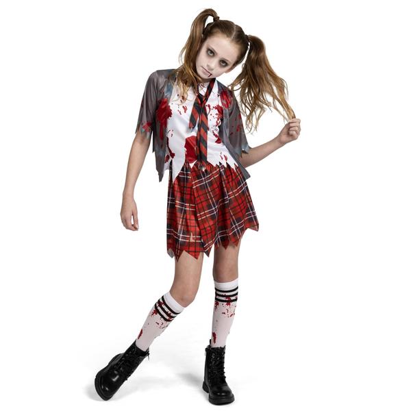 Imagem de Fantasia Spooktacular Creations Zombie Schoolgirl Halloween