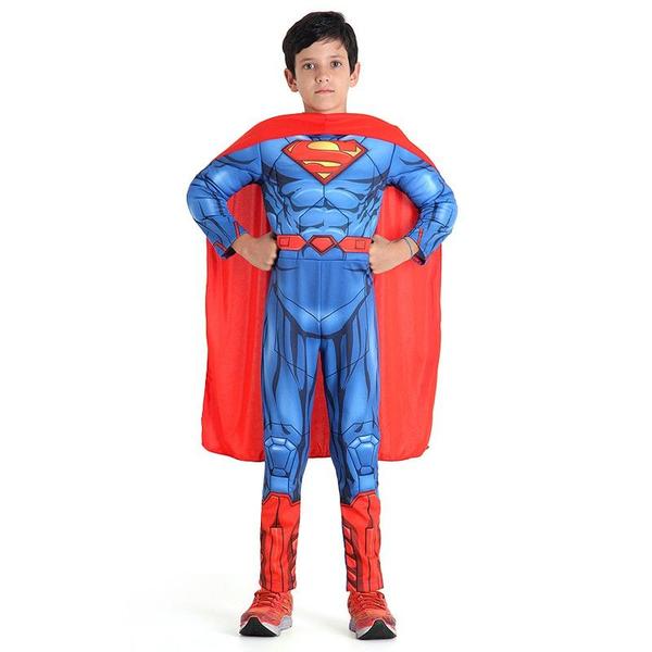 Imagem de Fantasia Super Homem Infantil Premium com Capa