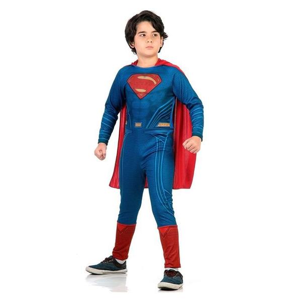 Imagem de Fantasia Super Homem / SuperMan Infantil Longa Std - Batman vs Superman