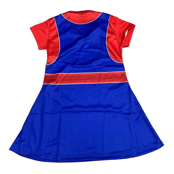 Imagem de Fantasia Super Mario Vestido Meninas Halloween Carnaval Roupa Infantil Fant1000