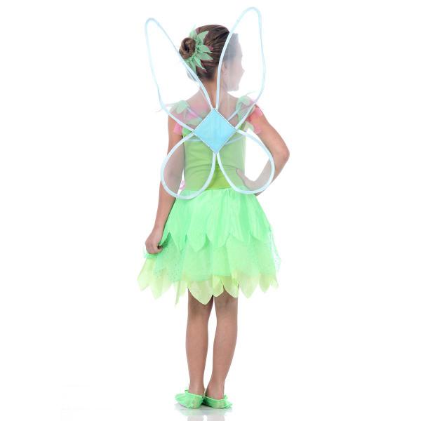 Imagem de Fantasia Tinker Bell Sininho Infantil Luxo com Asas - Disney