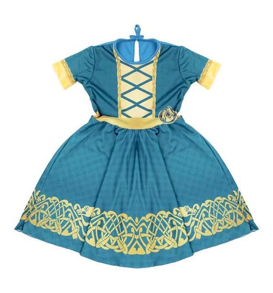 Imagem de Fantasia Valente Infantil Vestido da Merida