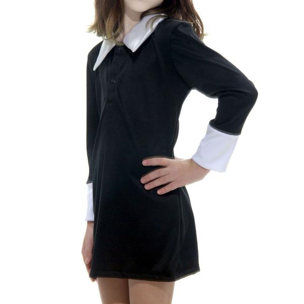 Imagem de Fantasia Vandinha Família Addams Vestido Infantil - Halloween