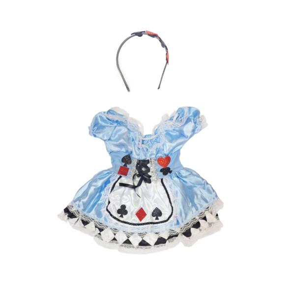 Imagem de Fantasia Vestido Azul Alicia Pais Maravilhas Infantil Festas