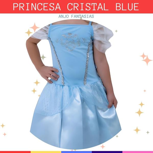 Imagem de Fantasia/Vestido Infantil de Princesa Linha Cristal