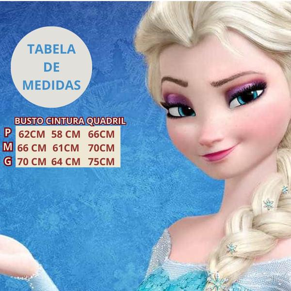 Fantasia Vestido Infantil Elsa Frozen 2 De Luxo Disney Original Com Capa Menina Carnaval Festa - Super Magia Imagem de Fantasia Vestido Infantil Elsa Frozen 2 De Luxo Disney Original Com Capa Menina Carnaval Festa
