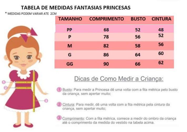 Imagem de Fantasia Vestido Luxo Infantil Princesa Sofia / Rapunzel C/ Tiara