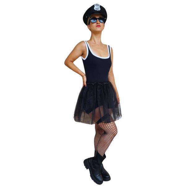 Imagem de Fantasias Femininas Adulta Policial Festa Carnaval Halloween