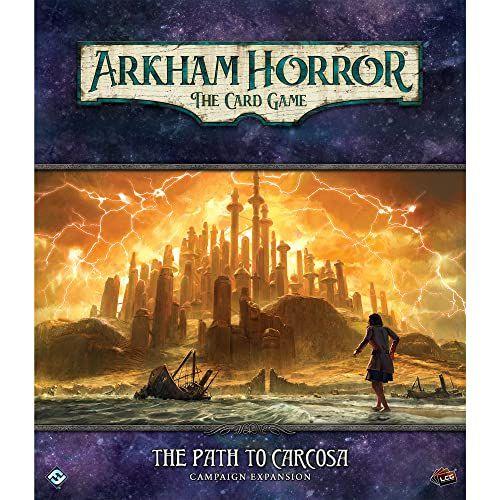 Imagem de Fantasy Flight Games Arkham Horror O Jogo de Cartas O Caminho para Carcosa Expansão   do jogo de terror  de jogos de mistério  de Jogo de Cartas Cooperativo Idade 14+  1-2 Jogadores  Tempo médio de jogo 1-2 horas  Feito