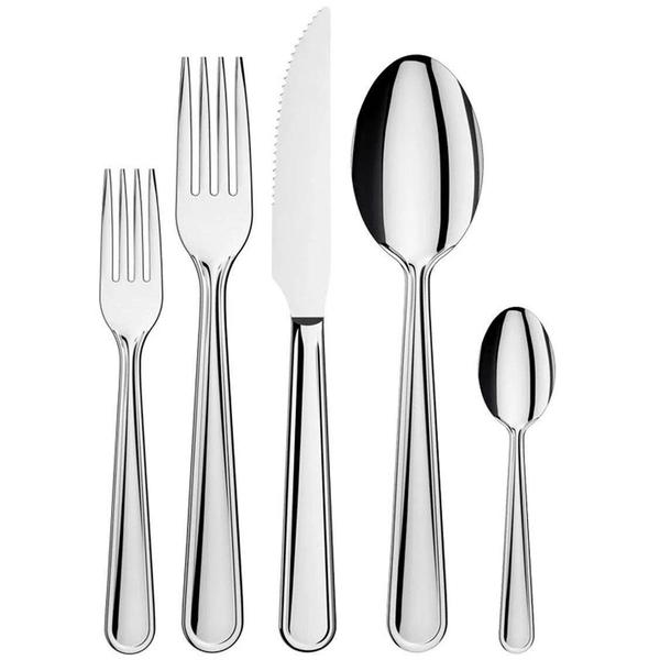 Faqueiro Aço Inox Brinox Siena 20 Peças Facas De Churrasco Imagem de Faqueiro Aço Inox Brinox Siena 20 Peças Facas De Churrasco