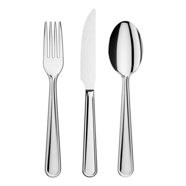 Faqueiro Modena 24 Peças 6 Pessoas Aço Inox Brinox 5119/102 Imagem de Faqueiro Modena 24 Peças 6 Pessoas Aço Inox Brinox 5119/102