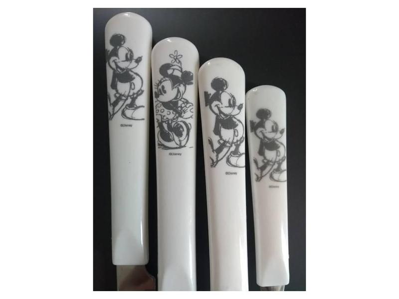 Imagem de Faqueiro Simonaggio Disney Minnie E Mickey - Branco 24 Peças