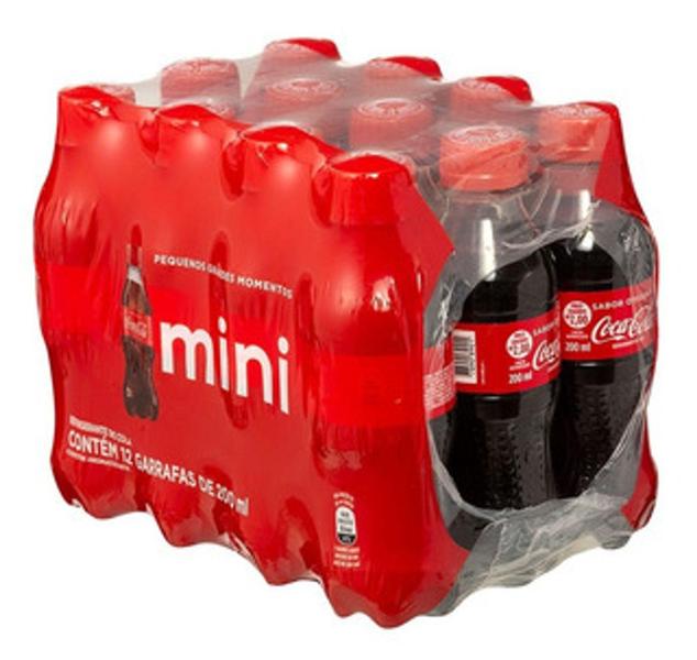 Imagem de Fardo de coca cola 200ml pet c/12 unidade