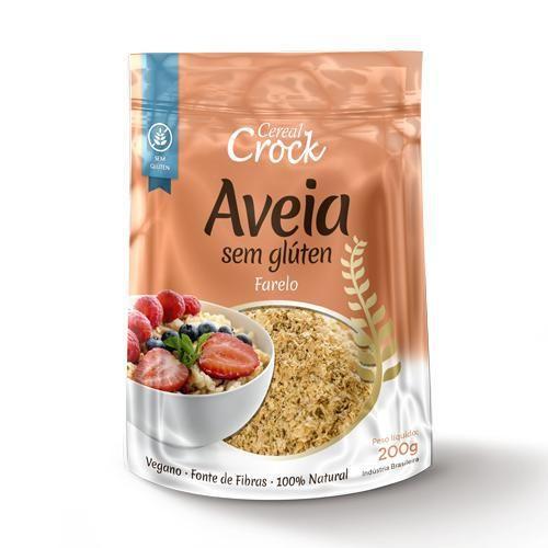 Imagem de Farelo De Aveia Sem Glúten Leve Crock 200G