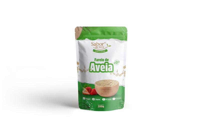 Imagem de Farelo de Aveia Sem Glúten Sabor da Terra 200g