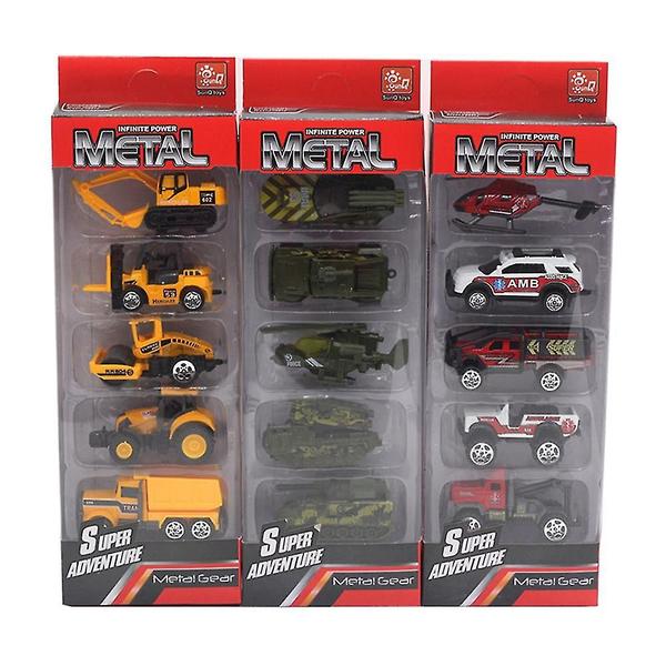 Imagem de Farfi 5pcs 1/64 Diecast liga de engenharia de corrida militar ca