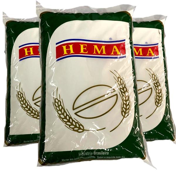 Imagem de Farinha de Araruta HEMA 1kg (3 pacotes)